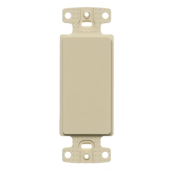 Hubbell Wiring Device-Kellems Plate Decorator Frame, High-Impact Thermoplastic (UL 94V-0), Ivory NS620I