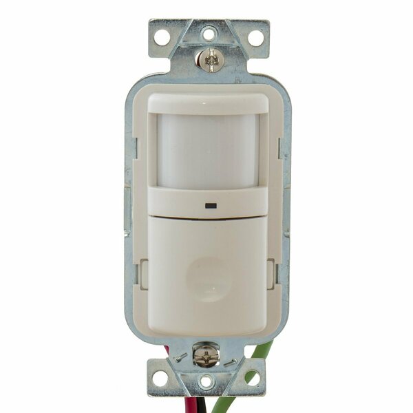 Hubbell Wiring Device-Kellems Vacancy Sensor, PIR, 1200 sq ft, White WS1001W