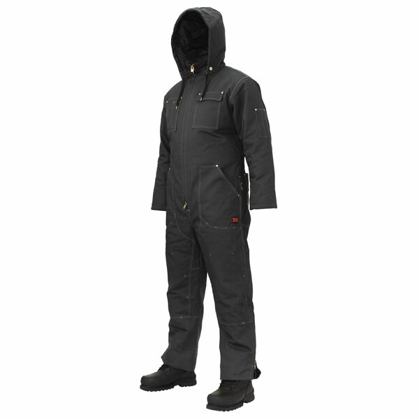 Tough Duck Insulated Duck Coverall, WC011-BLACK-2XL WC011