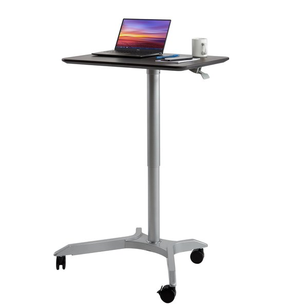 Seville Classics Sit Stand Mobile Adjustable Lapt WEB664