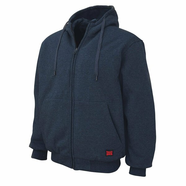 Tough Duck Insulated Hoodie, WJ082-NAVY-5XL WJ082