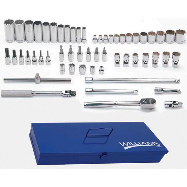 Williams Socket Set , 56 pcs WSB-56F