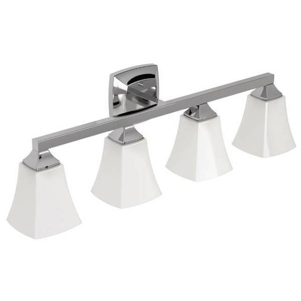 Moen Voss Quadruple Globe Bath Light Bright Chrome YB5164CH