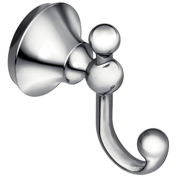 Moen Wynford Double Robe Hook Bright Chrome YB5203CH