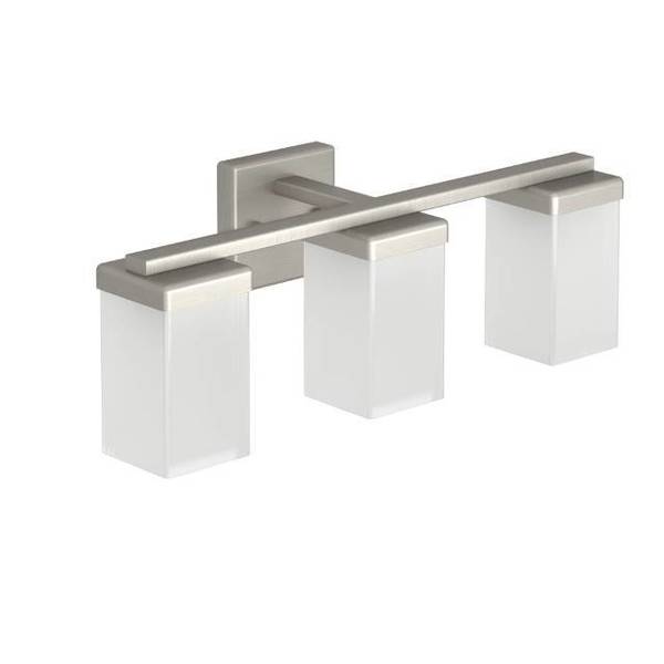 Moen Triple Globe Bath Light Brushed Nickel 90 Degree YB8863BN