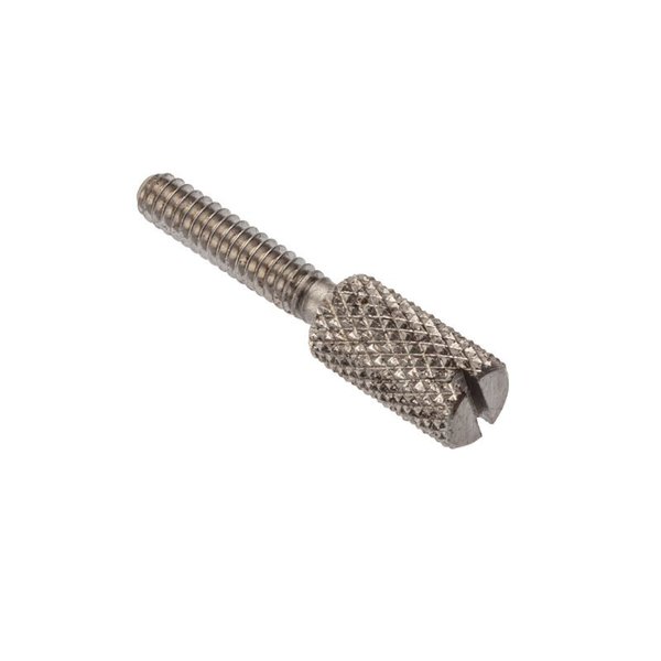 Ampg Thumb Screw, #4-40 Thread Size, Slotted, Plain Stainless Steel, 1/2 in Lg Z0732SL