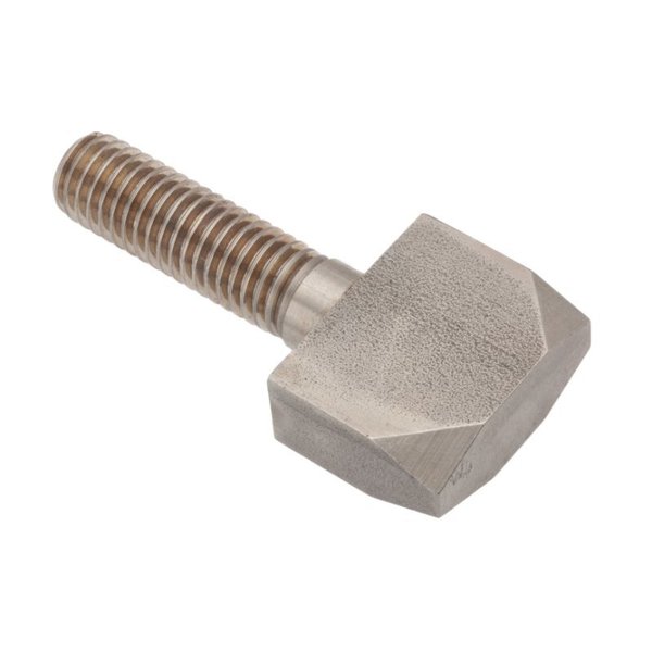 Zoro Select Thumb Screw, 1/2"-13 Thread Size, Wing/Spade, Plain 18-8 Stainless Steel, 1 in Head Ht, 1 3/4 in Lg Z1094-SS