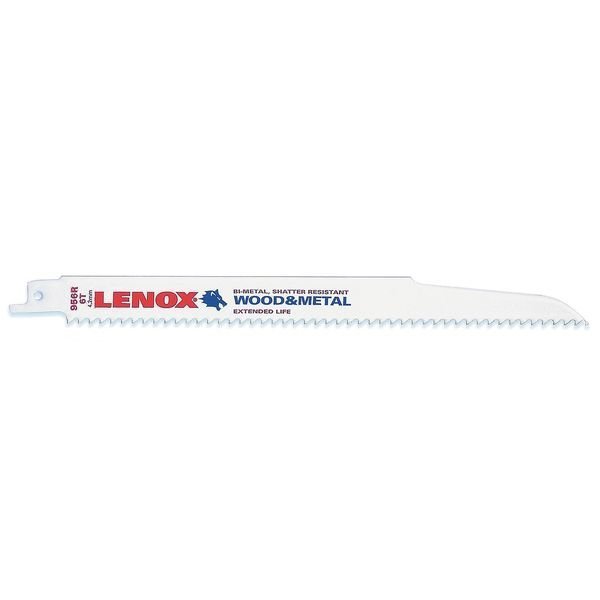 Lenox Recip Saw Blade, TPI 6, 25 UNT, PK4 20558B956R