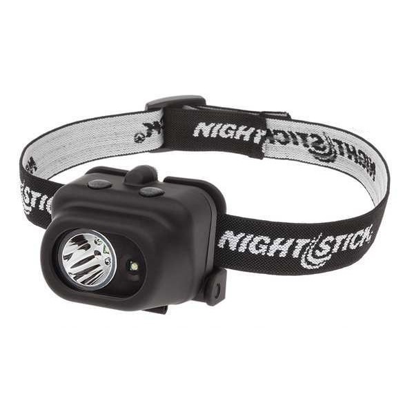 Nightstick Industrial Headlamp, LED, Black, Lumens: 180/100(Spotlight), 140/80(Floodlight), 200/115(Dual-Light) NSP-4608B