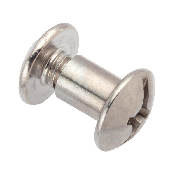 Ampg Combo Barrel/Screw, 5/16"-18, 1/2 to 5/8 in Brl Lg, 3/8 in Brl Dia, 18-8 Stainless Steel Unfinished Z4146SSPAK
