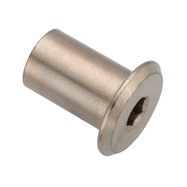 Ampg Rivet Nut, 5/16"-18 Thread Size, 17mm L, Steel Z4460-NI