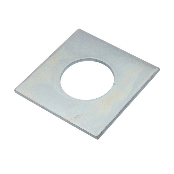 Ampg Square Washer, Fits Bolt Size 1-1/2 in Steel, Zinc Plated Finish Z8748-ZN