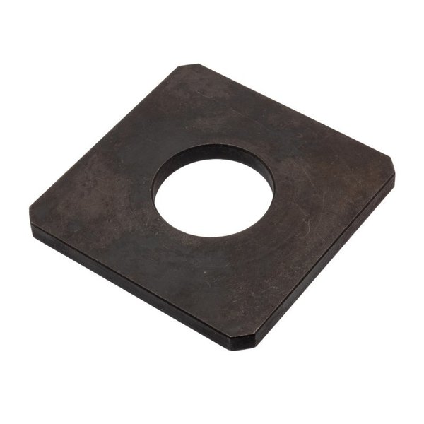 Ampg Square Washer, Fits Bolt Size 1-1/4 in Steel, Black Oxide Finish Z8885H