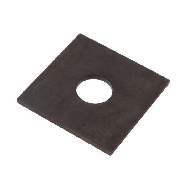 Ampg Square Washer, Fits Bolt Size 1-1/4 in Steel, Black Oxide Finish Z8896H