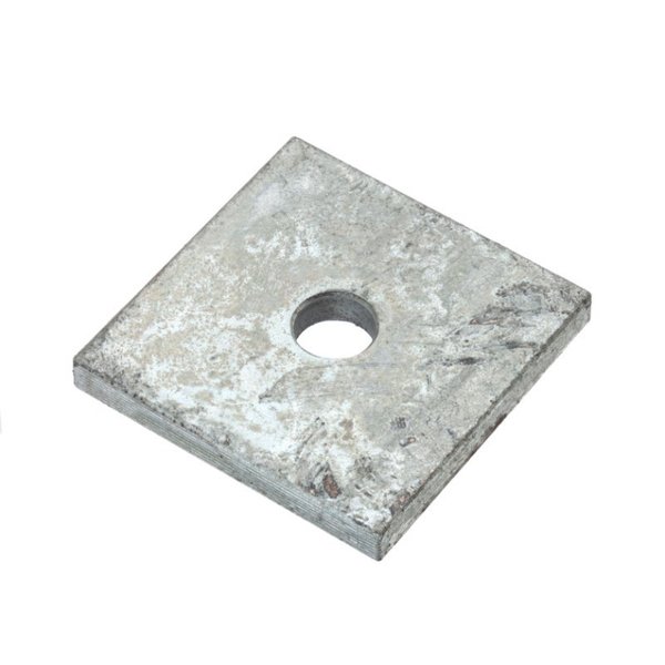 Ampg Square Washer, Fits Bolt Size M8 Steel, Galvanized Finish Z8908-G