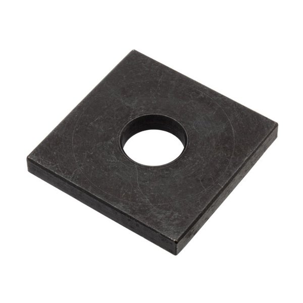 Zoro Select Square Washer, Fits Bolt Size 5/8 in Steel, Black Oxide Finish Z8956H