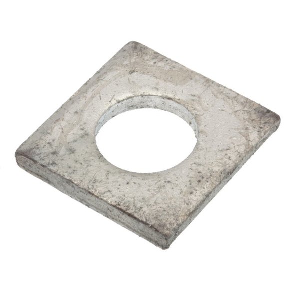 Ampg Square Washer, Fits Bolt Size 1 in Steel, Galvanized Finish Z8962G