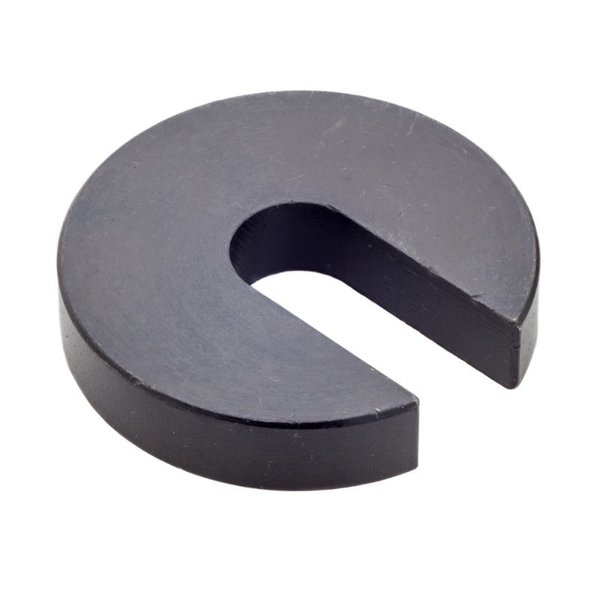 Zoro Select Slotted Washer, Fits Bolt Size 1/2 in Steel, Black Oxide Finish Z9428