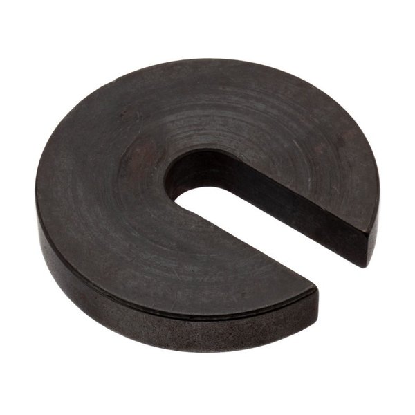 Zoro Select Slotted Washer, Fits Bolt Size 1/2 in Steel, Black Oxide Finish Z9429