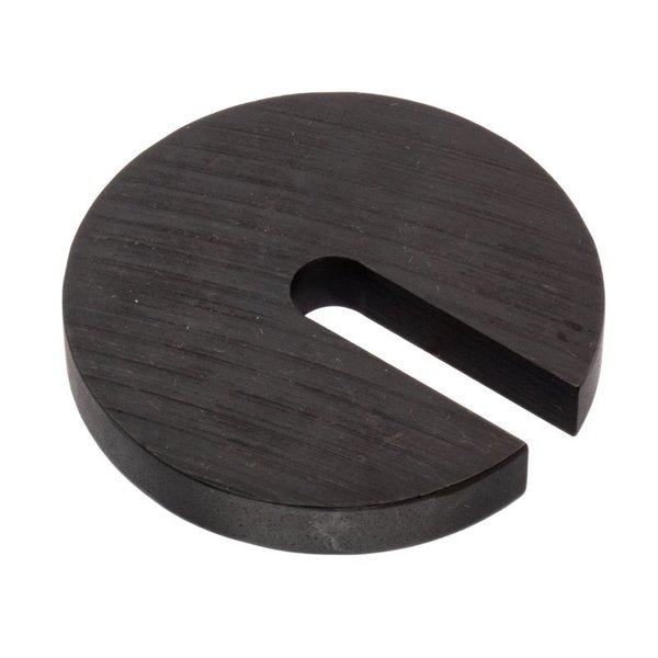 Zoro Select Slotted Washer, Fits Bolt Size 1/4 in Steel, Black Oxide Finish Z9438