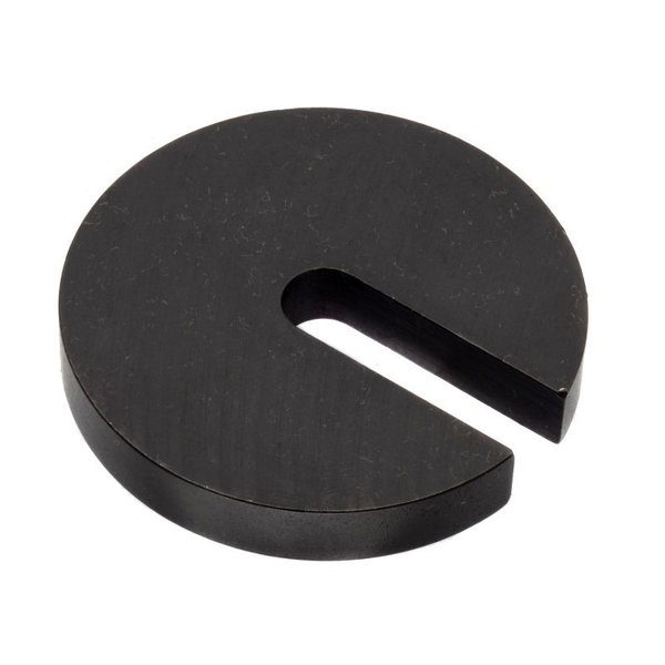 Zoro Select Slotted Washer, Fits Bolt Size 3/8 in Steel, Black Oxide Finish Z9440
