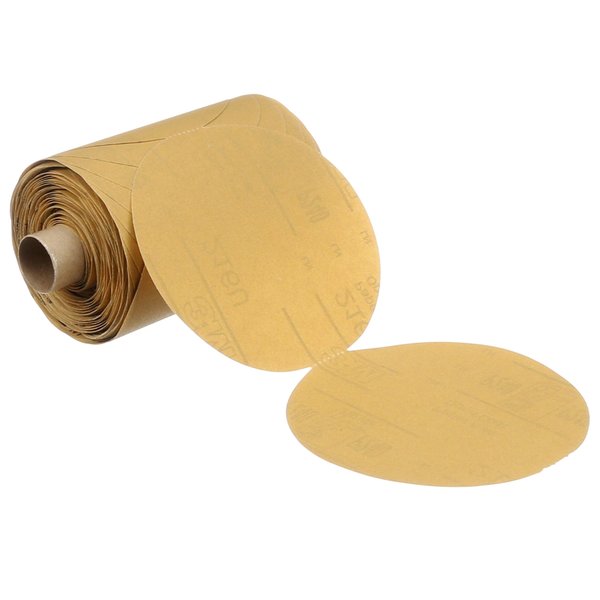 3M Gold Paper Disc Roll, P100 A-weight, 5"xNH 216U 225