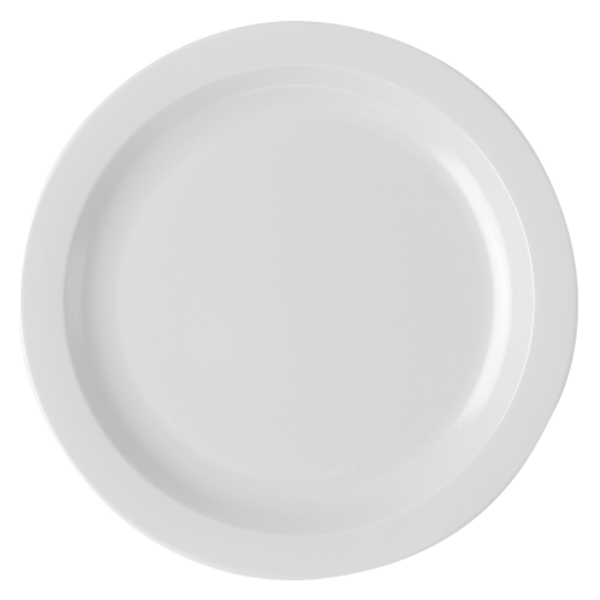 Cambro Plate, 10" Dia, White EA10CWNR148
