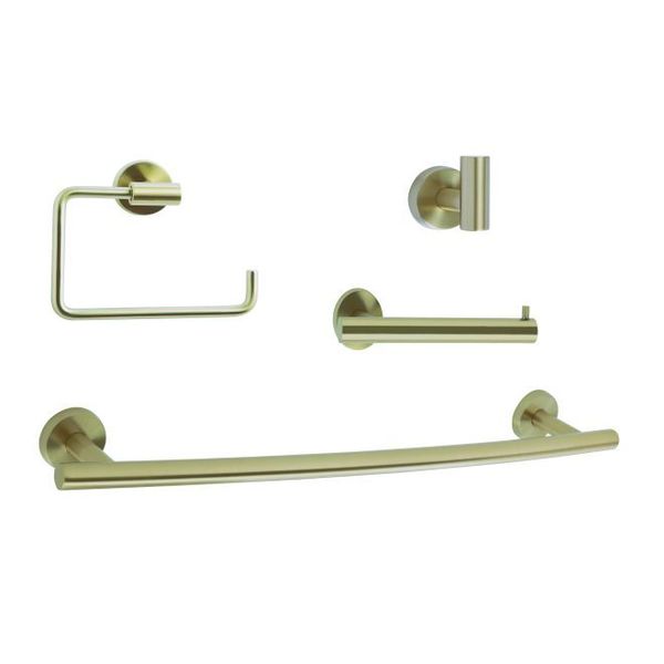 Amerock Bathroom Kit TRING TBAR Robe Hook Golden Champagne ARRONDIBBZ5