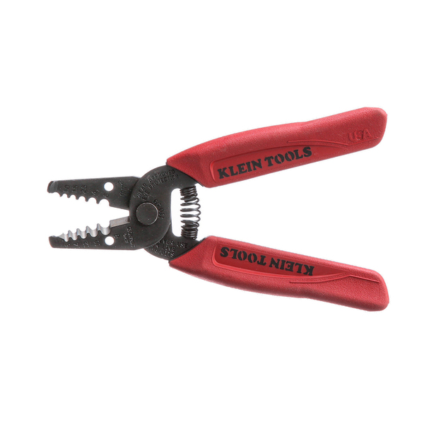 Klein Tools 6 1/4 in Wire Stripper Strips and Cuts: 16 to 8 AWG 11049