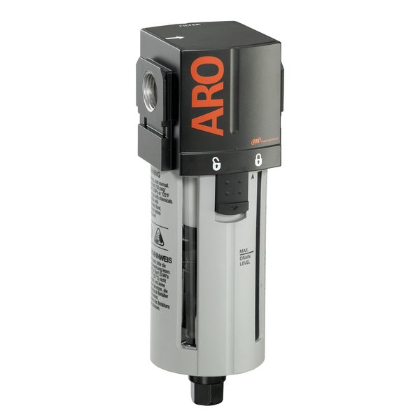 Aro Filter, Air Inlet 1/2", NPT, 197 scfm F35341-401