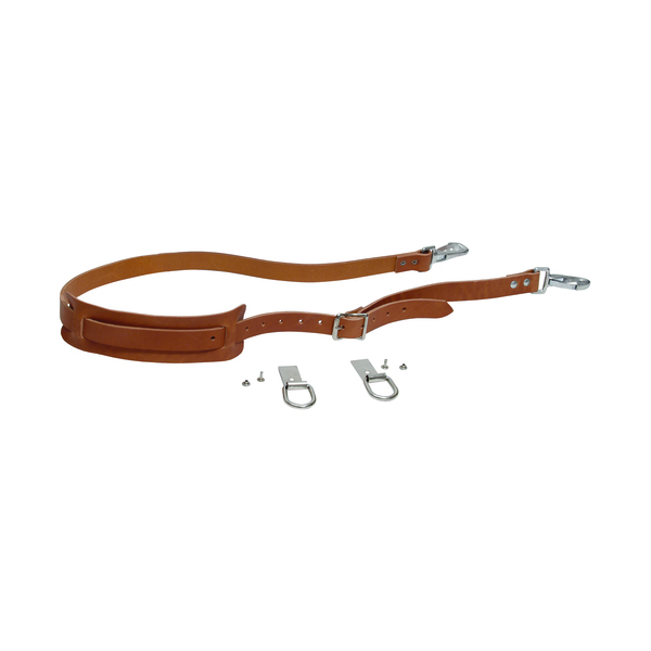 Klein Tools Tool Lanyard/Tethering, Tool Bag Shoulder Straps, Brown, Leather 5102S