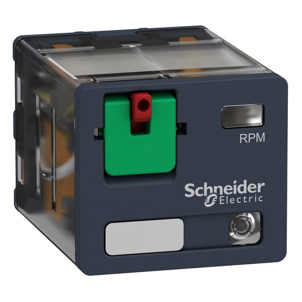 Schneider Electric Power plug-in relay, 15 A, 3 CO, with LE, 230V AC Coil Volts, 3 C/O RPM32P7