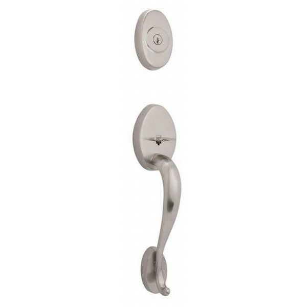 Weslock Lexington Exterior Dummy Handleset Satin Nickel 02105-N--0020