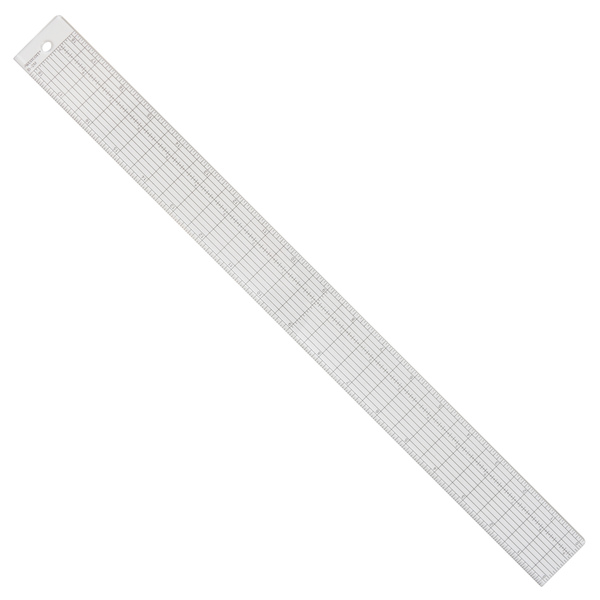 Westcott Rulers, 1.5 x 18.5 Grid Ruler with Metal Cutting Edge B-2M