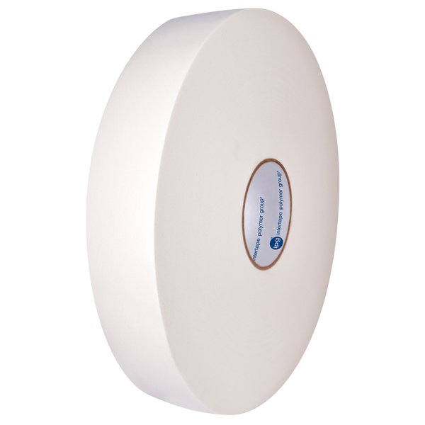 Intertape Foam Rubber, White Liner, 1/16", Dc, 24M R2215