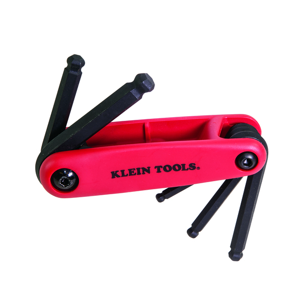 Klein Tools 5 Piece Metric Fold-Up Hex Key Set, 70572 70572