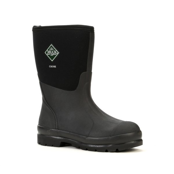 Muck Boot Co Chore Mid, Black, 5, PR CHM-000A-BL-050