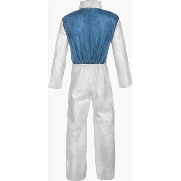 Lakeland Coveralls, 25 PK, White, SMS, Zipper COL412-MD