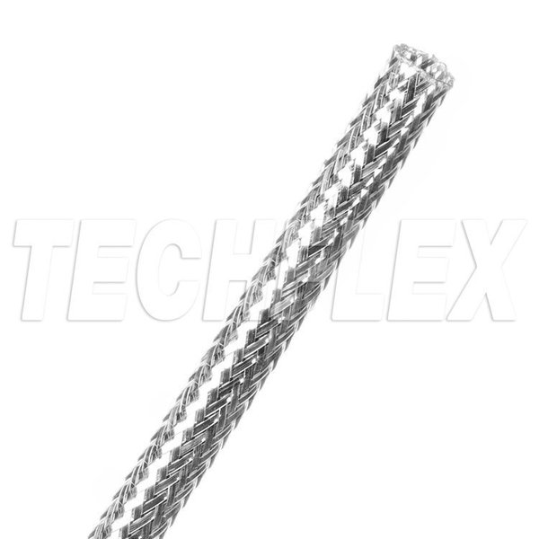 Techflex Chrome XC, Silver Mylar 1/4", Sleeving CXN0.25SV