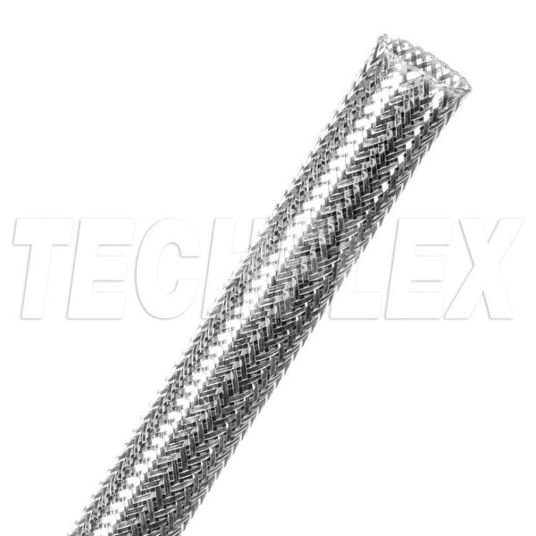 Techflex Chrome XC, 1/2", Silver Mylar Sleeving CXN0.50SV