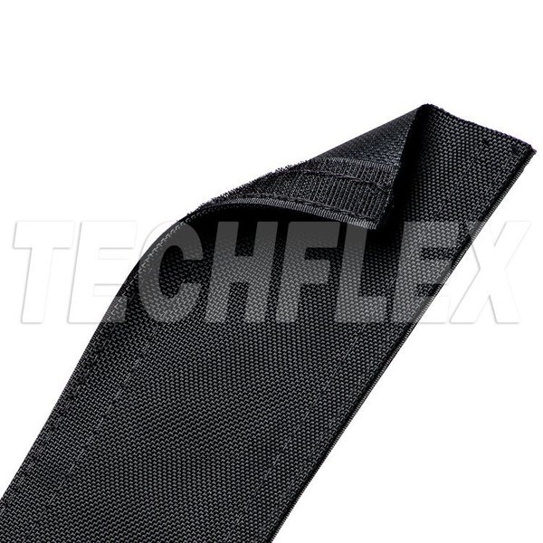 Techflex Dura Race 5", Black Fastens to Carpets DRN5.00BK