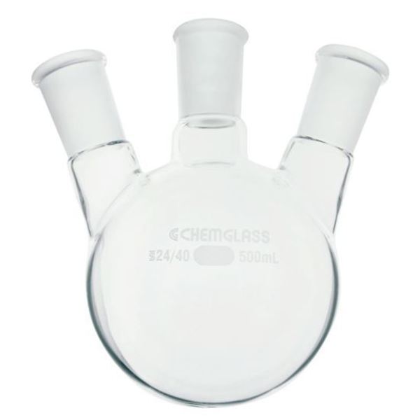 Chemglass Round Bottom Flask, 2000mL CG-1524-50