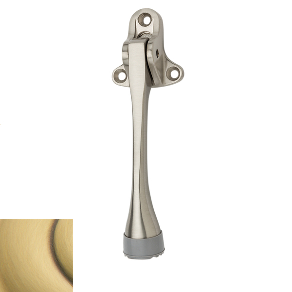 Baldwin Estate Satin Brass with Brown Door Stop 4105.060