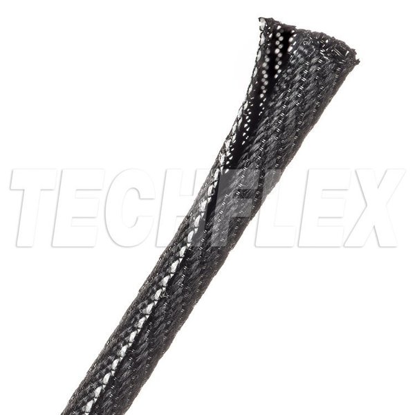 Techflex F6 FR WOVEN, 3/16", Black, Wrap Around F6V0.19TB