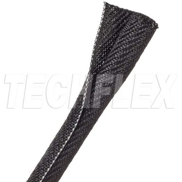 Techflex F6 FR WOVEN, 3/8", Black, Wrap Around F6V0.38TB