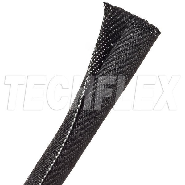 Techflex F6 FR WOVEN, 1/2", Black, Wrap Around F6V0.50TB