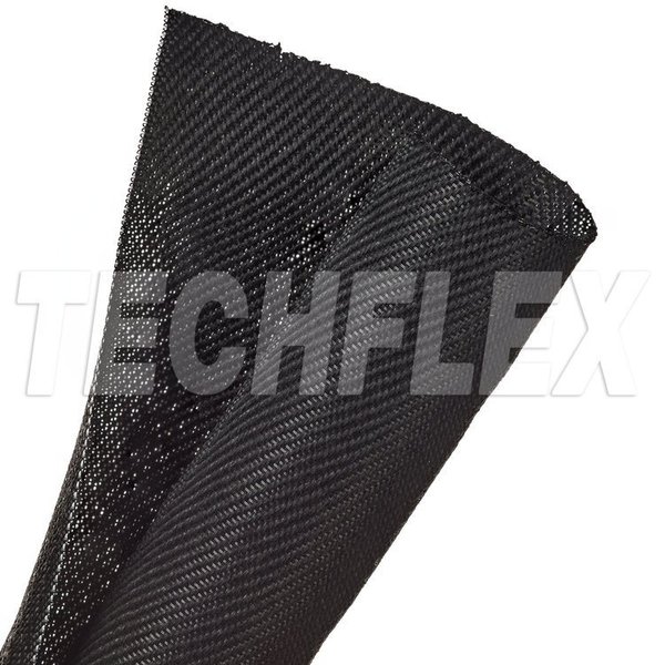 Techflex F6 FR WOVEN, 1-1/2", Black Wrap Around F6V1.50TB
