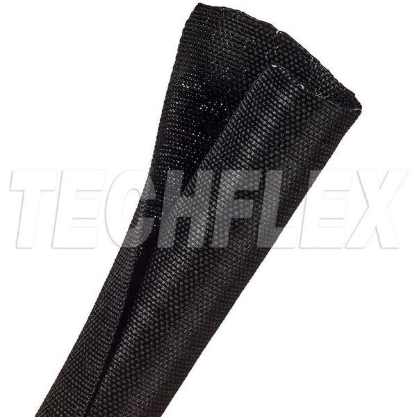 Techflex Woven Wrap, F6, 1", Black F6W1.00BK