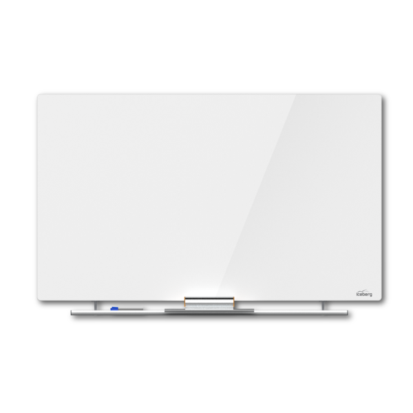 Iceberg Clarity Magnetic Glass Dry Erase Board, 4 31194