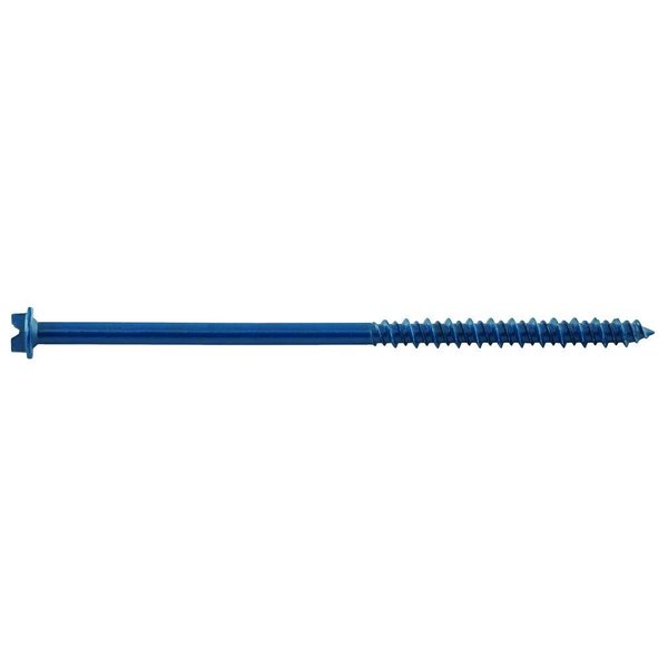 Dewalt Ultracon Masonry Screw, 1/4" Dia., Hex, 1-3/4" L, Steel Zinc Stalgard, 100 PK DFM12722